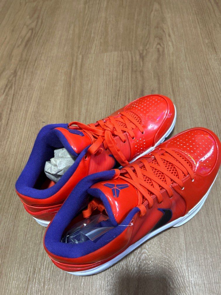 Kobe 4 Protro Undefeated Phoenix Sun Men s Fashion Footwear Sneakers on Carousell