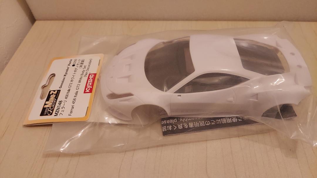 【セール】 Kyosho Mini Z Ferrari 458 Italia GT2 White Body, Hobbies 
