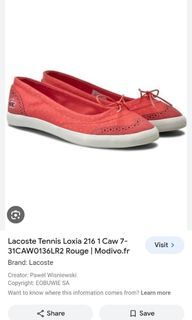 Lacoste tennis loxia doll shoes