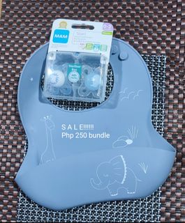 MAM Pacifier with free silicon bib