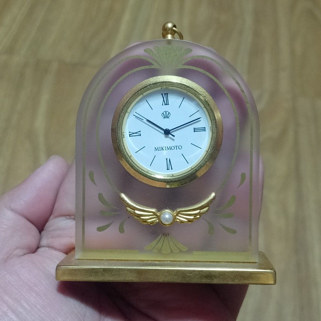 MIKIMOTO DESK CLOCK (Category: Clocks) located in Makati City. Submitted by nyxhemera26 (Listing ID 1290992466, Image 3). Description: MIKIMOTO DESK CLOCK • IN GOOD WORKING CONDITION • BATTERY NOT INCLUDED.