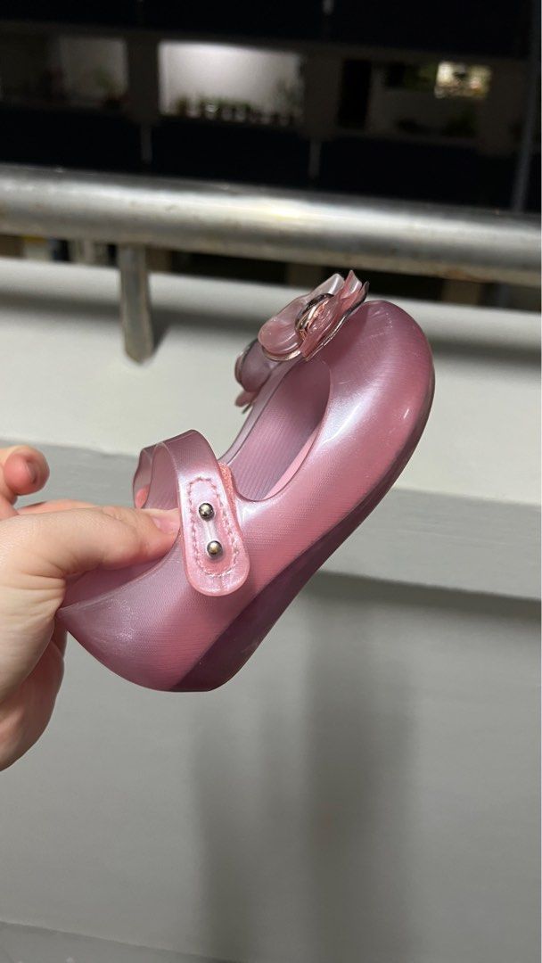 Melissa Mini Pink Barbie Shoes size US 8