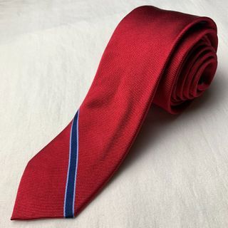 Narrow Red Necktie