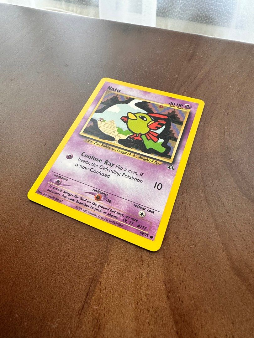 Natu 59/75 Common Pokemon Card, Hobbies & Toys, Toys & Games on Carousell
