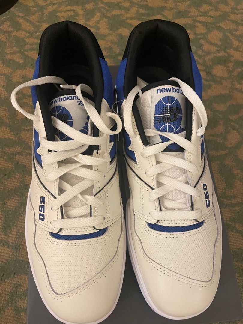 New balance 550 blue Men s Fashion Footwear Sneakers on Carousell