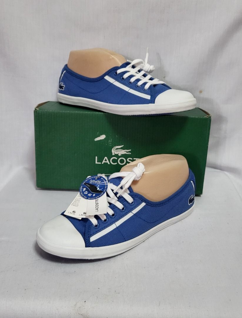 Lacoste denim shoes sale