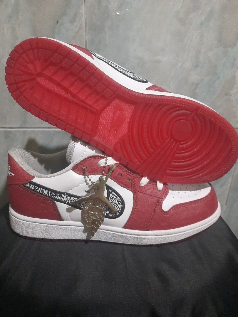 red and white dior jordan 1