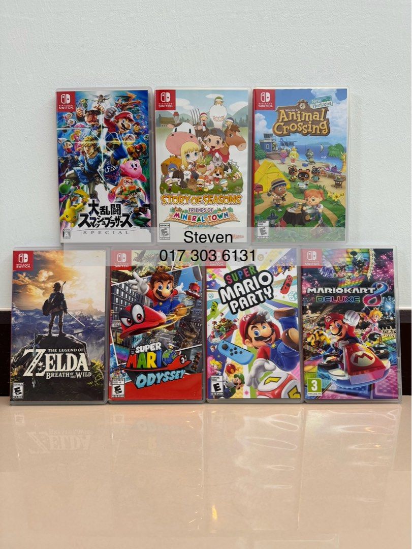 Nintendo switch physical games sale new arrivals
