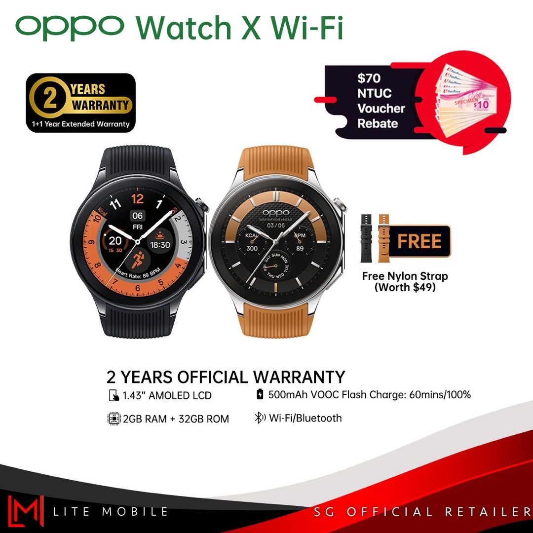 Oppo x watch on sale