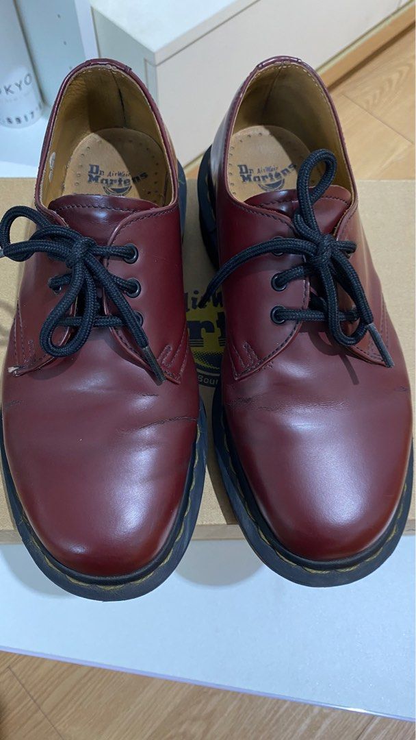 Original Martens Cherry Red Made in Thailand, Fesyen Wanita