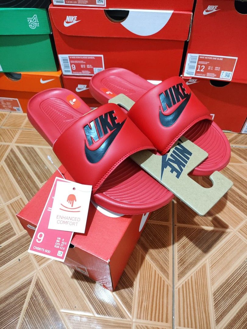 Original NIKE slides for men size 9 Men s Fashion Footwear Slippers Slides on Carousell