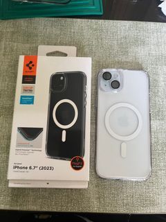 Original Spigen Crystal Hybrid Iphone 15 Plus Phone Case