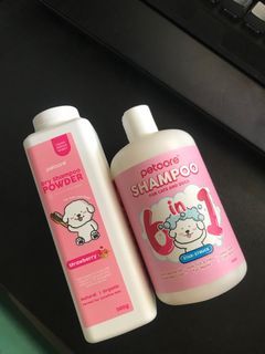 Petcore Dog/Cat Shampoo and Dry Shampoo Powder