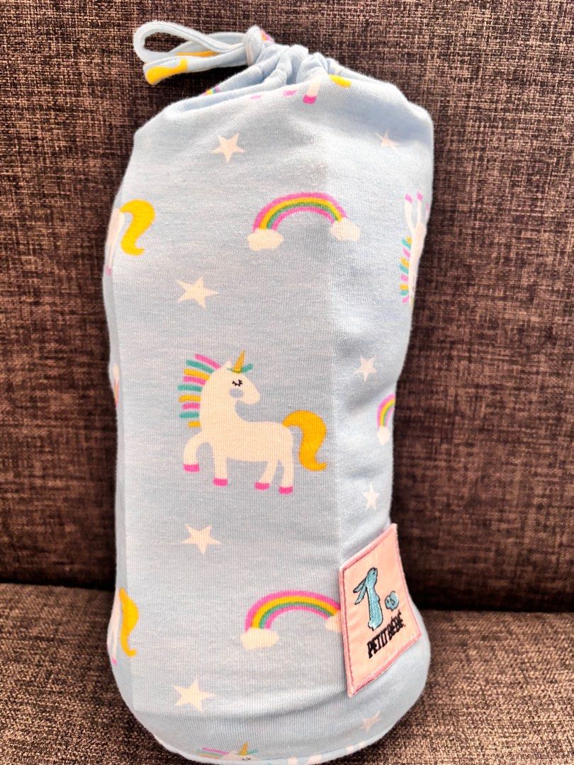 petit bebe ultra soft breathable baby wrap carrier Unicorn design