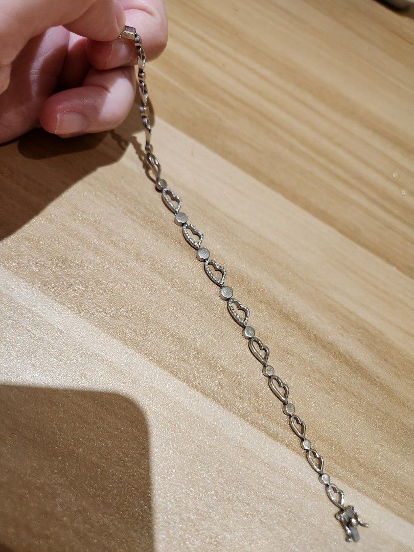 Poh kong white gold bracelet deals