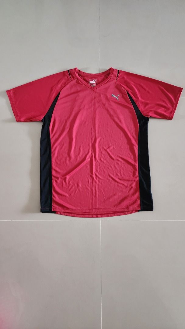 Puma red black shirt Japan shirt size XO