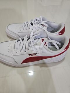 Puma mostro online perforated leather sneaker
