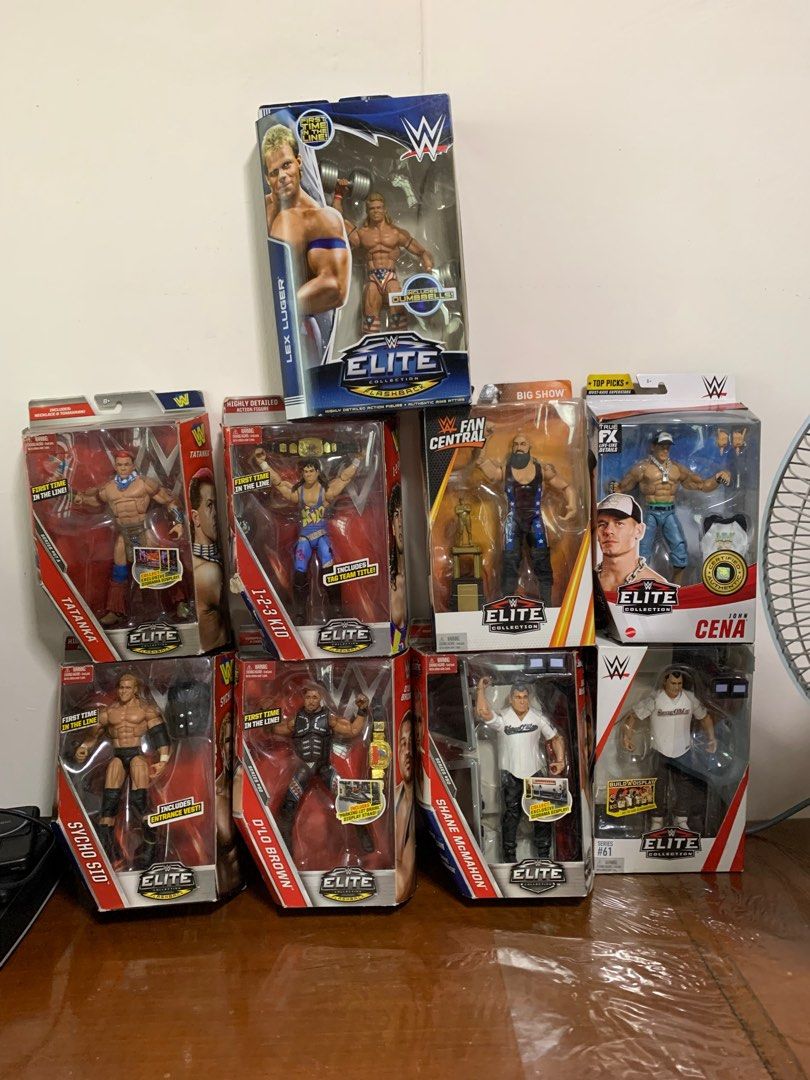RARE COLLECTION WWE Mattel Elite Legends Big Show Lex Luger