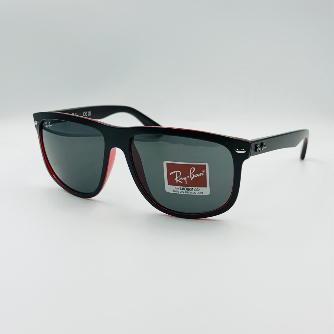 Rayban RB4147 617187 Boyfriend Top Matte Black on Transparent w Dark Grey Men s Fashion Watches Accessories Sunglasses Eyewear on Carousell