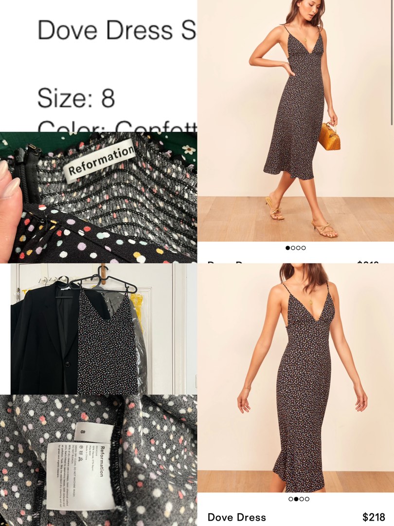 Reformation dove dress cheap