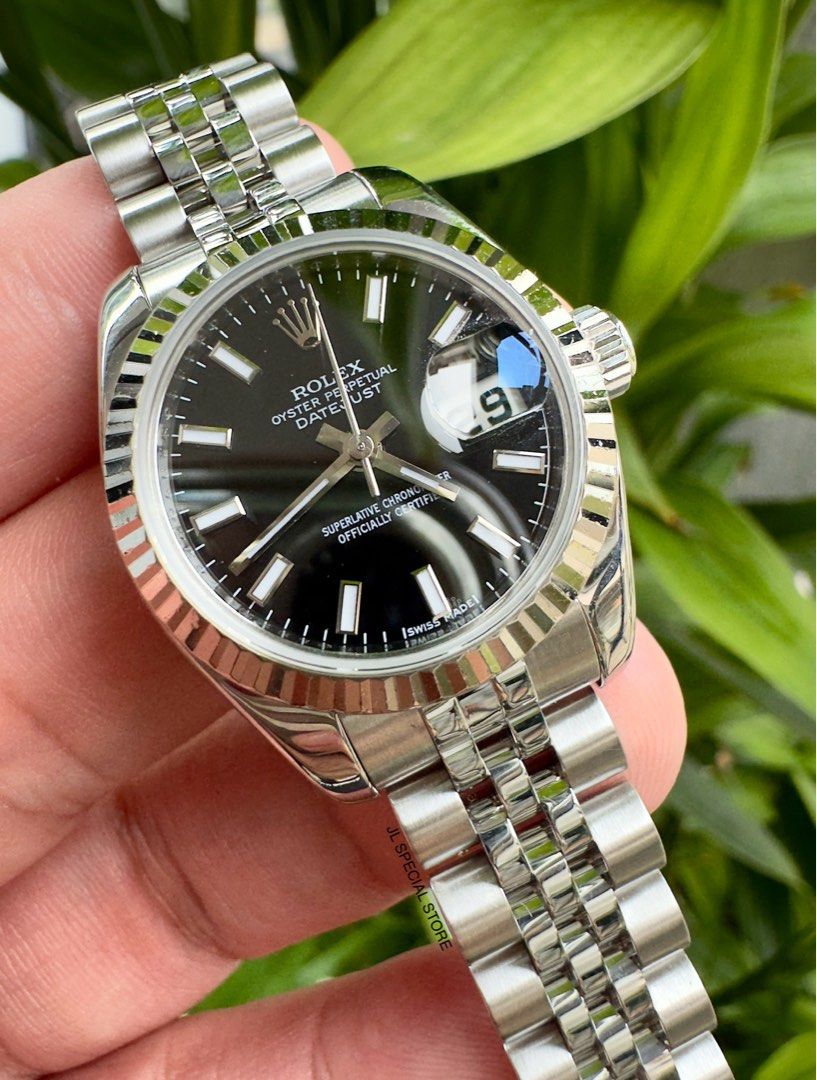 Rolex Datejust 179174 Black Luxury Watches on Carousell