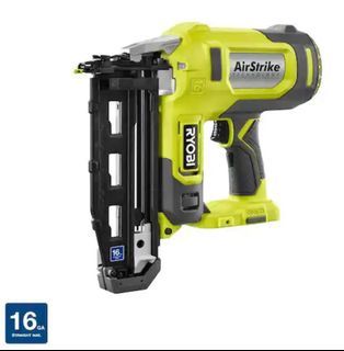 RYOBI P326 18V 16-Gauge Cordless AirStrike Finish Nailer (Tool Only - battery & Charger sold separately), Features Air Strike Technology, which eliminates the need for noisy compressors, bulky hoses, or expensive gas cartridges, Brand new in box.