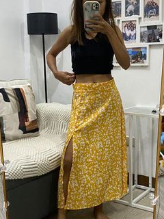 Shein Floral Beach Skirt