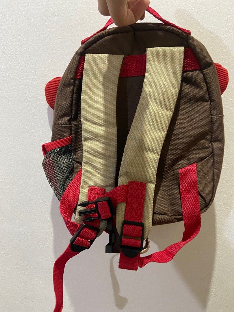 Skiphop Zoo Toddler Backpack (Category: Other Babies Going Out Needs) located in Quezon City. Submitted by shopxcess.mnl (Listing ID 1290913691, Image 2). Description: - Authentic - Small size - for toddlers - - (inches) 7.5w x 3.25d x 9h - Needs washing.