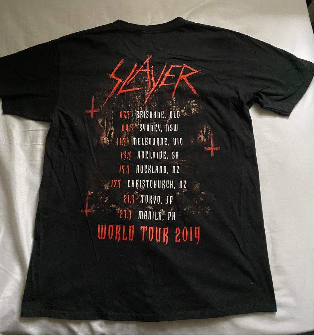 Slayer final tour shirt hotsell