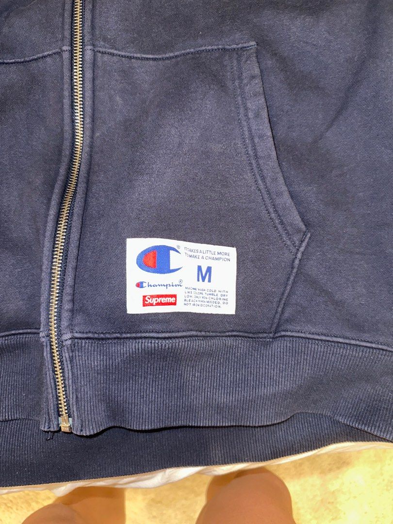 Supreme champion hoodie zip up new arrivals