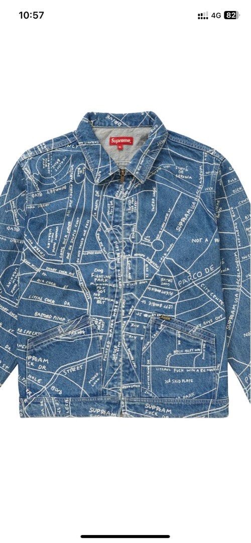 Supreme Gonz Map Work Jacket Carousell