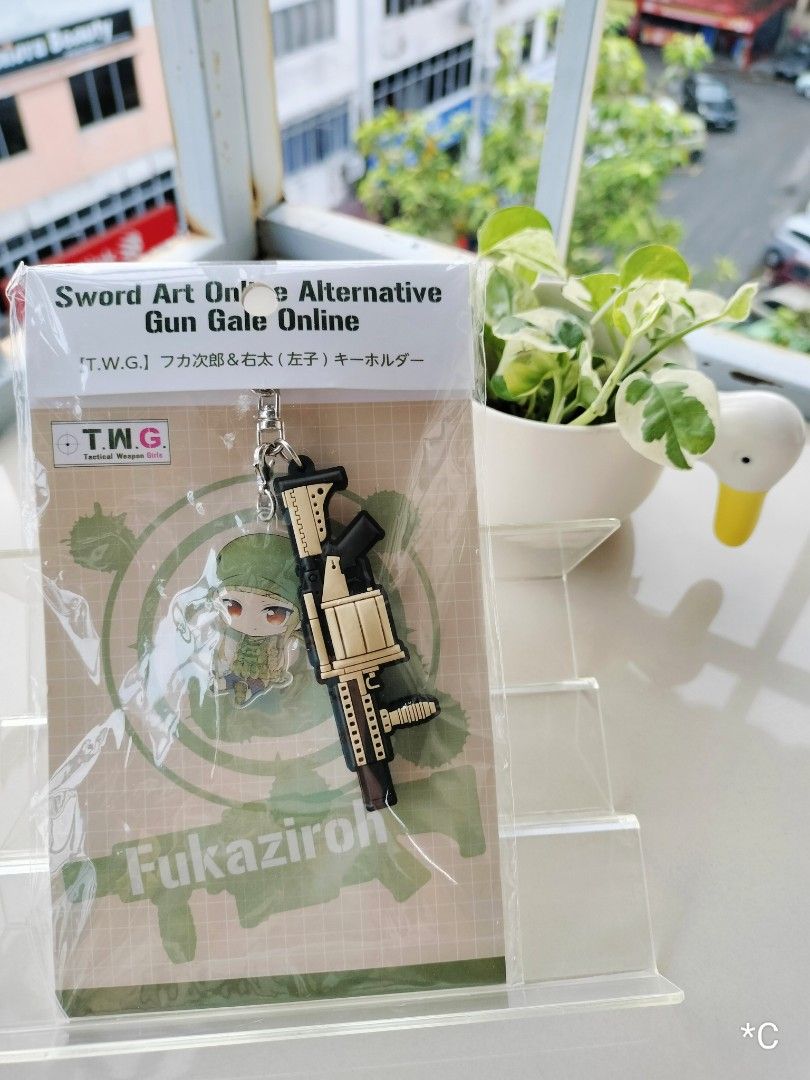Sword Art Online Alternative Gun Gale Online Fukazirih keychain
