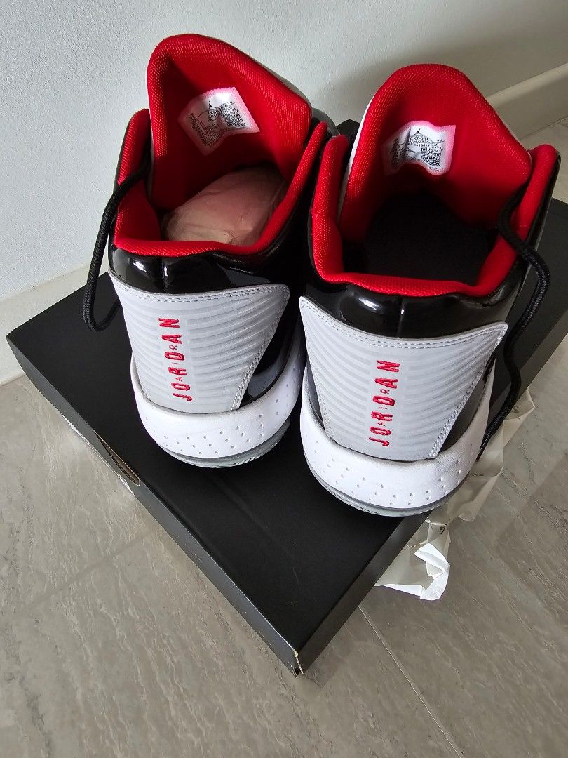 Air Jordan Max Aura 2 Black Grey White Red Luxury Sneakers Footwear on Carousell