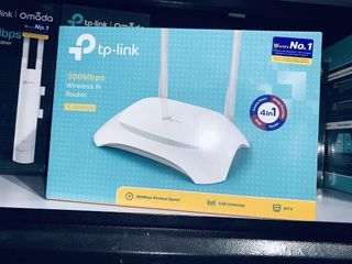 ⚡Tp-Link TL-WR840N 300Mbps Wireless N Router | WiFi Router | Router/Repeater/AP 4-In-One |