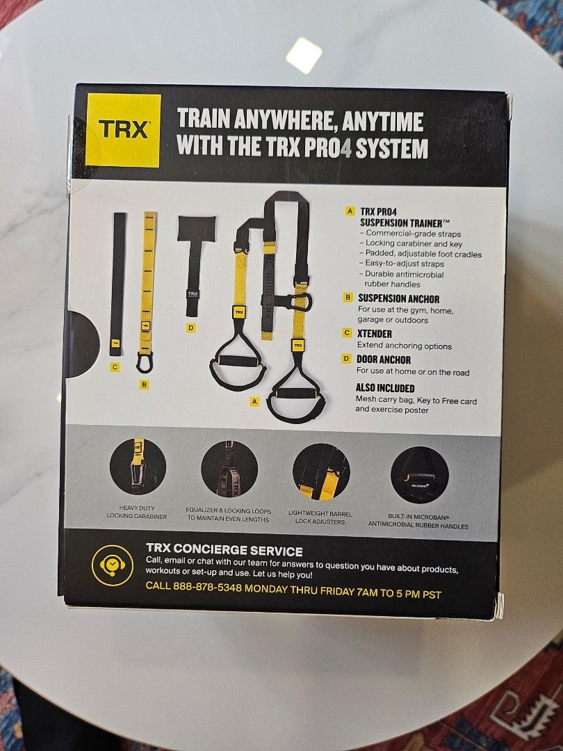 TRX Pro4 System, Sports Equipment, Exercise & Fitness, Cardio & Fitness  Machines on Carousell