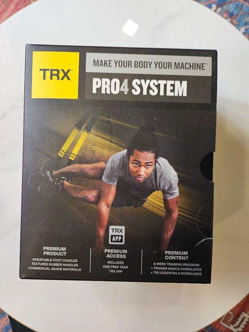 TRX Pro4 System, Sports Equipment, Exercise & Fitness, Cardio & Fitness  Machines on Carousell