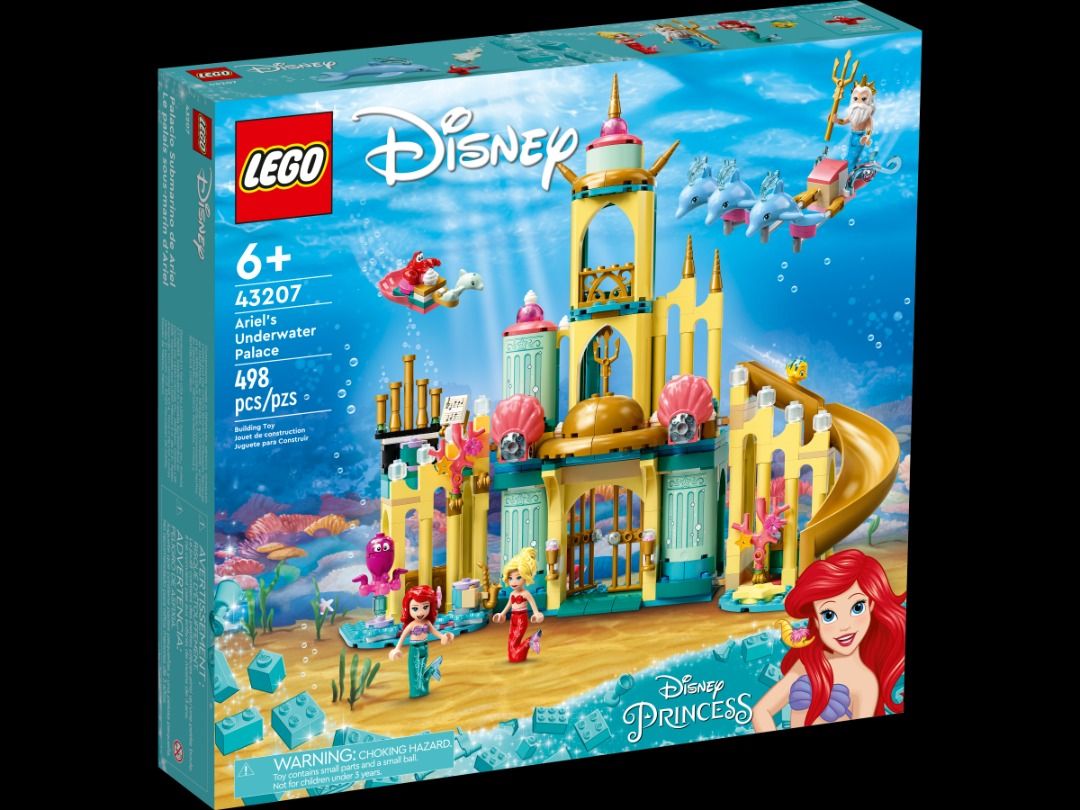 Brand New Lego Disney Princess 43207 Ariel's Underwater Palace