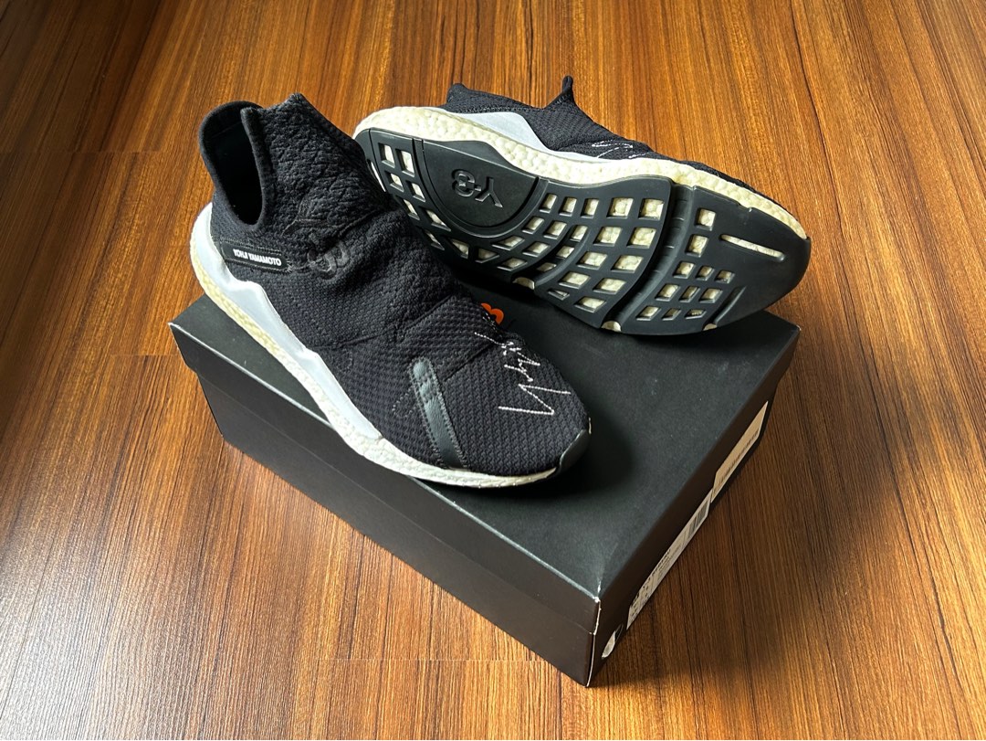 US 9.5 EUR 43 Y 3 Reberu Yohji Yamamoto Adidas Y3 Black