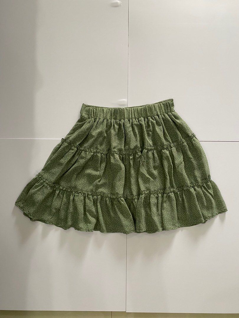 Green skirt valley girl deals
