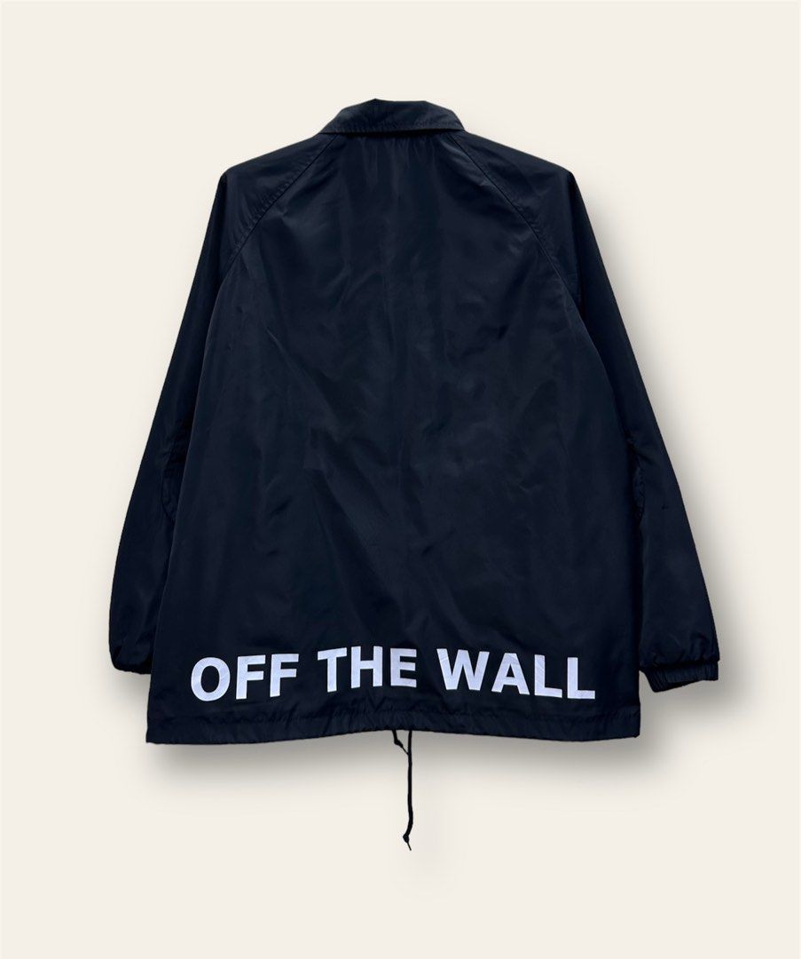 Jaket vans off online the wall biru