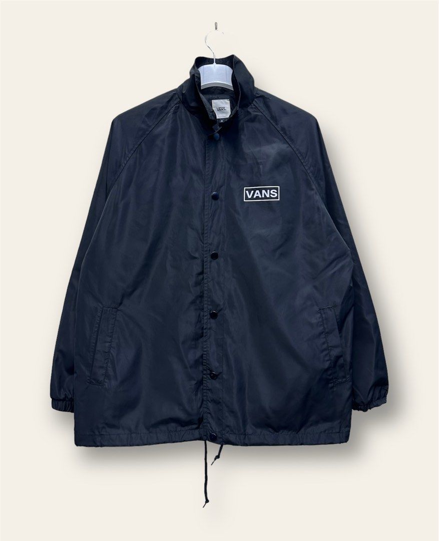 Jaket vans off cheap the wall biru