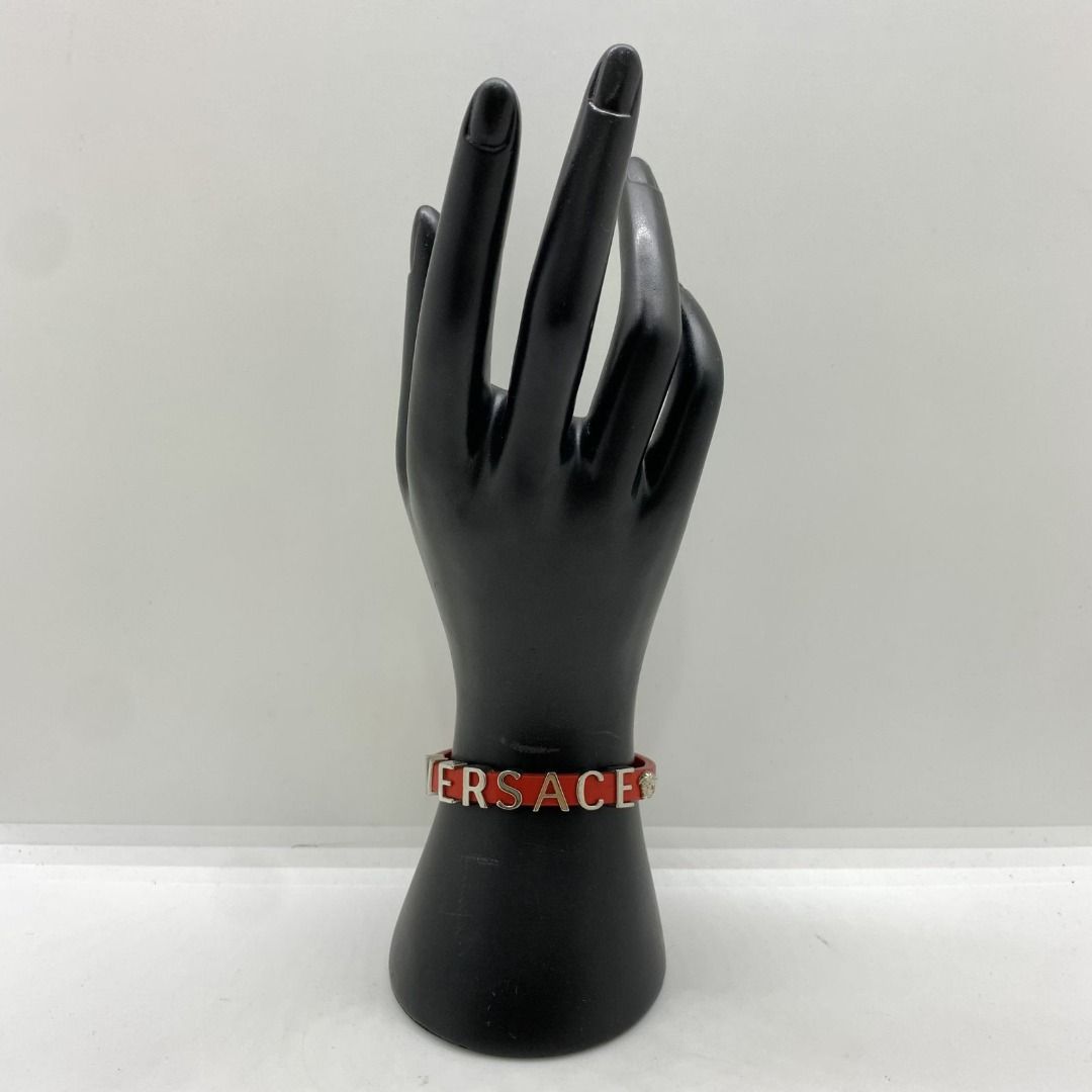 Versace red bracelet outlet