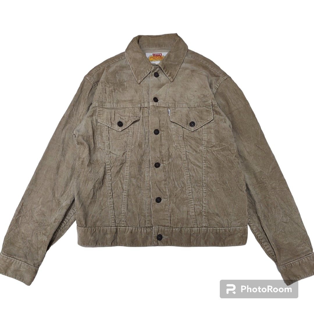 Levi's corduroy trucker cheap