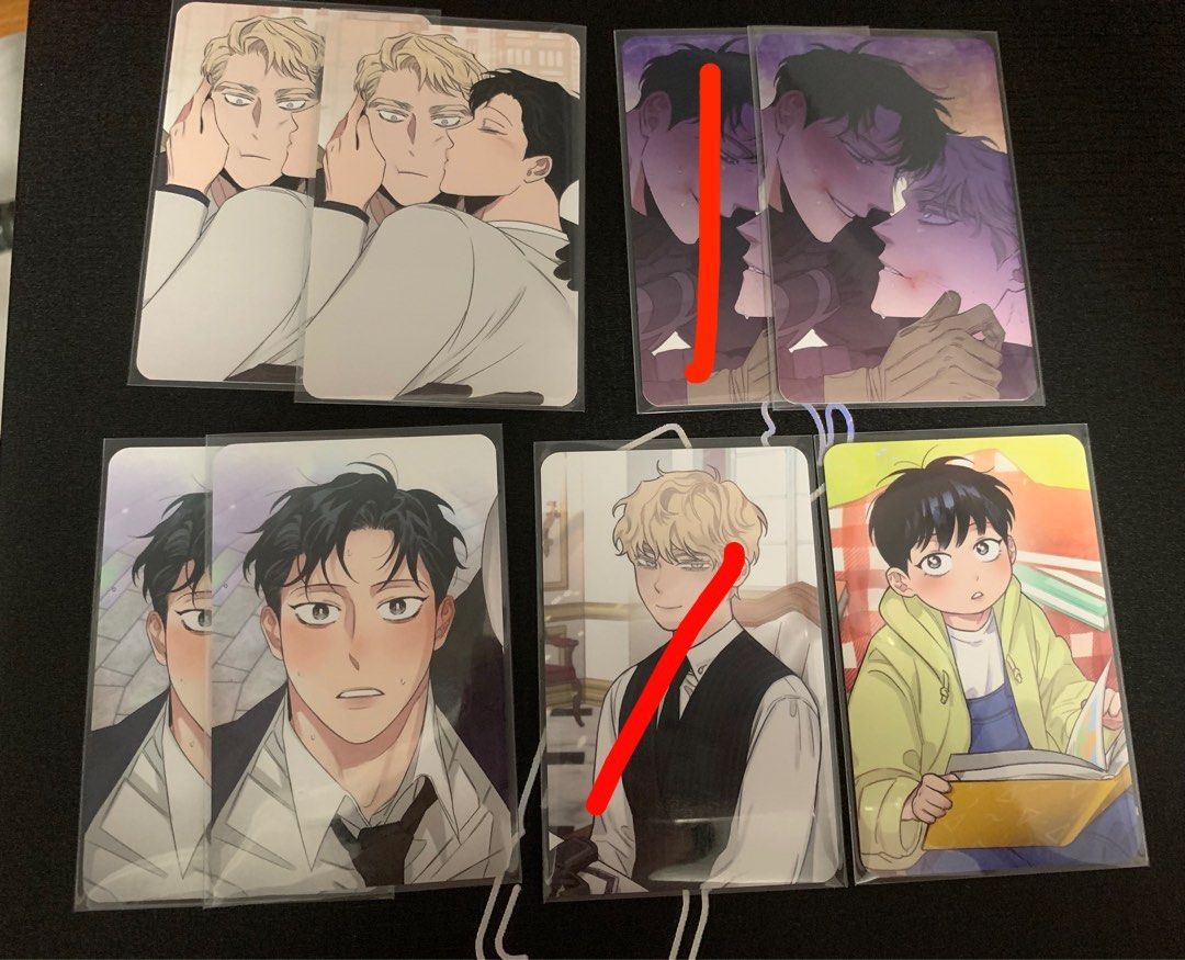 [WTT] Roses and Champagne Photocard Lezhin Bomtoon Jmeeshop BL Yaoi
