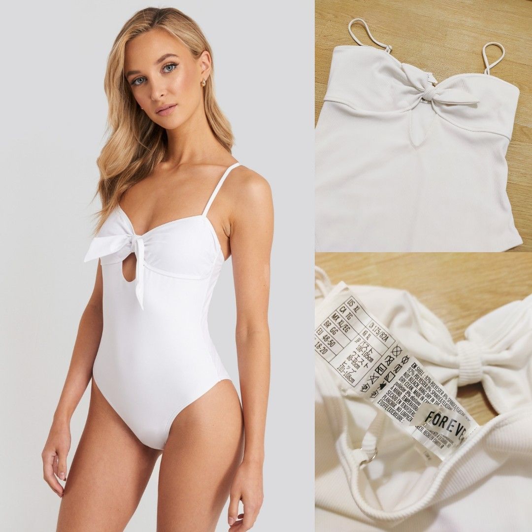 Forever 21 white bathing sales suit