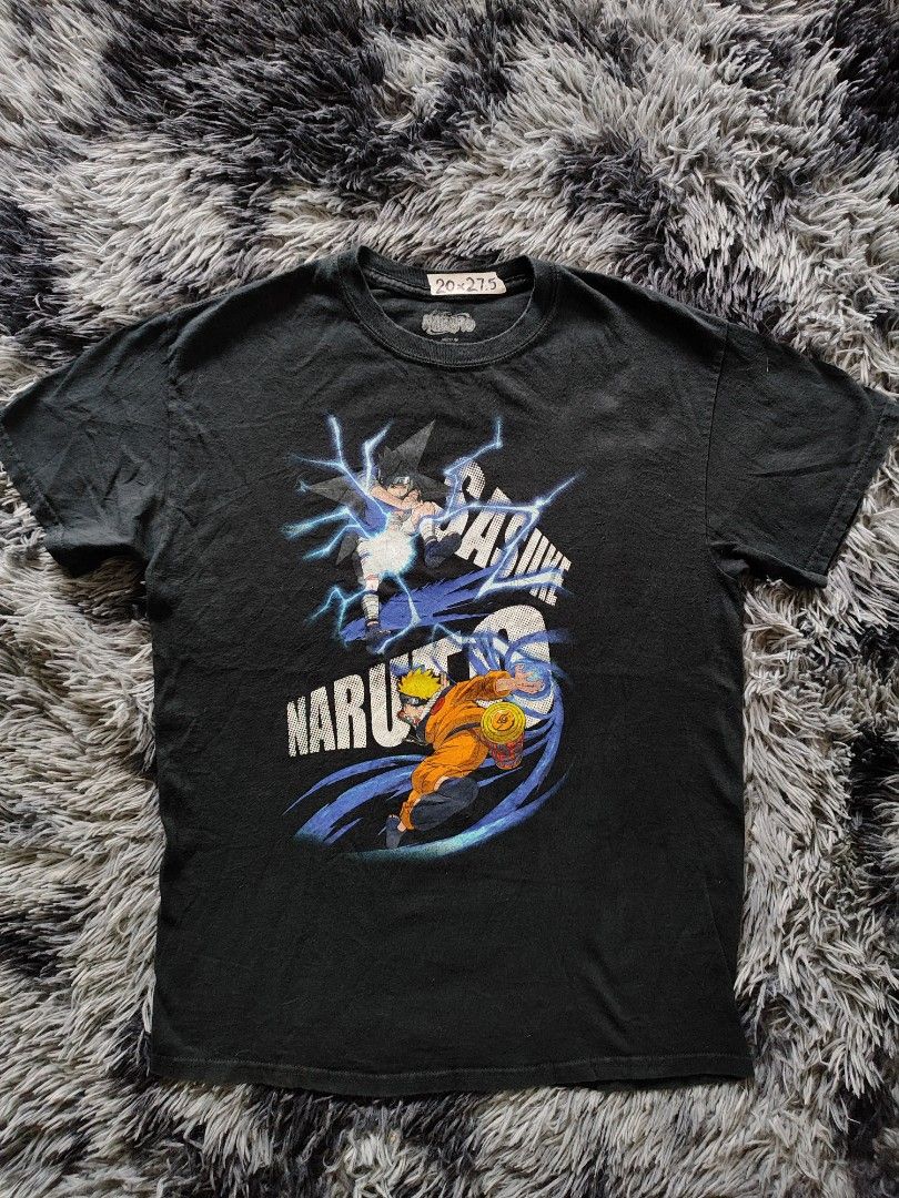 Y2k Naturo and Sasuke 2002 (Category: Tshirts & Polo Shirts ) located in Daet. Submitted by el.patron.thrift (Listing ID 1290821136, Image 1). Description: Medium 20x27.5 Very good condition Burado lang yung date, pero sa internet it says 2002.. Check feedbacks for peace of mind Thanks for viewing.
