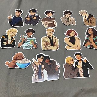 Yuri on Ice Stickers - by cookiesketches