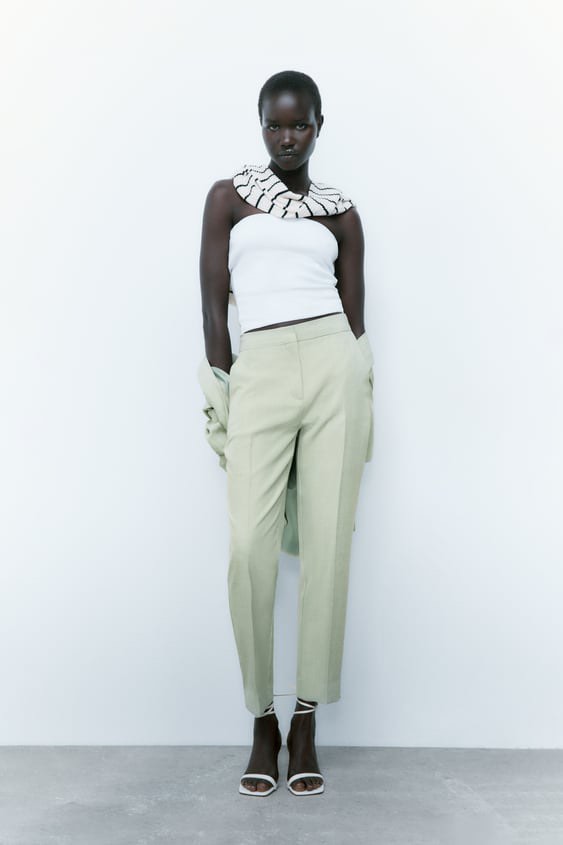 Zara ankle pants top