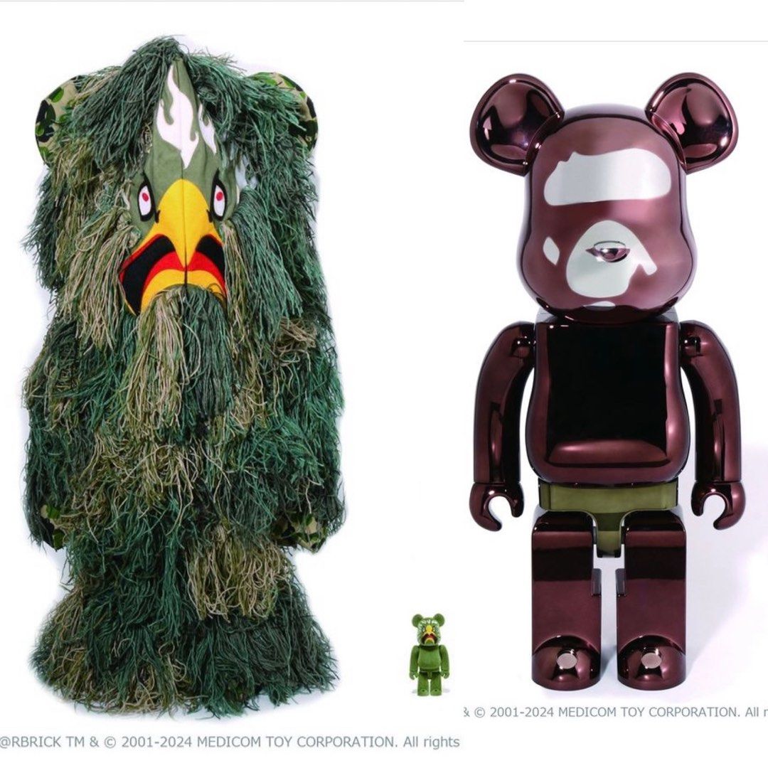 BE@RBRICK readymade bape 1000%100% BE@RBRICK A BATHING APE(R