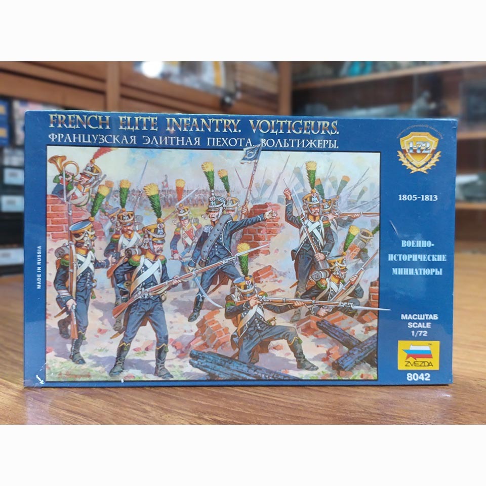 Maquette Voltigeurs français - 1/72 - Waterloo 1815 AP062